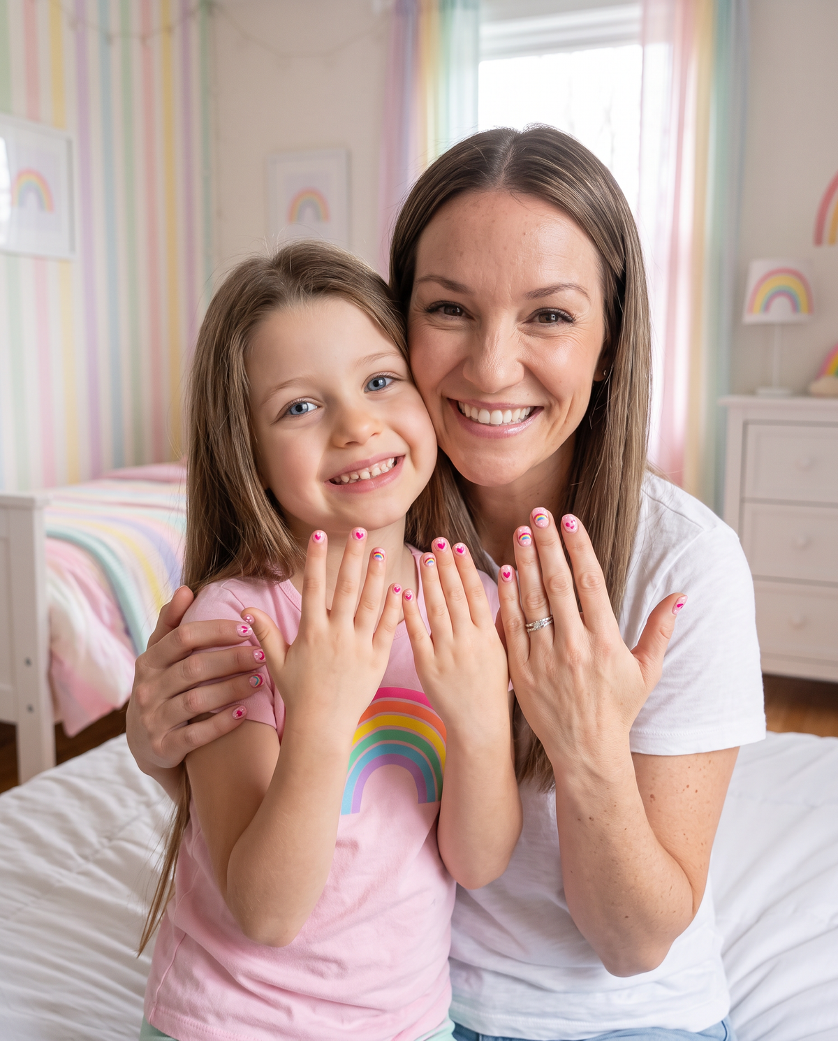 Pasujące paznokcie 👩‍👧